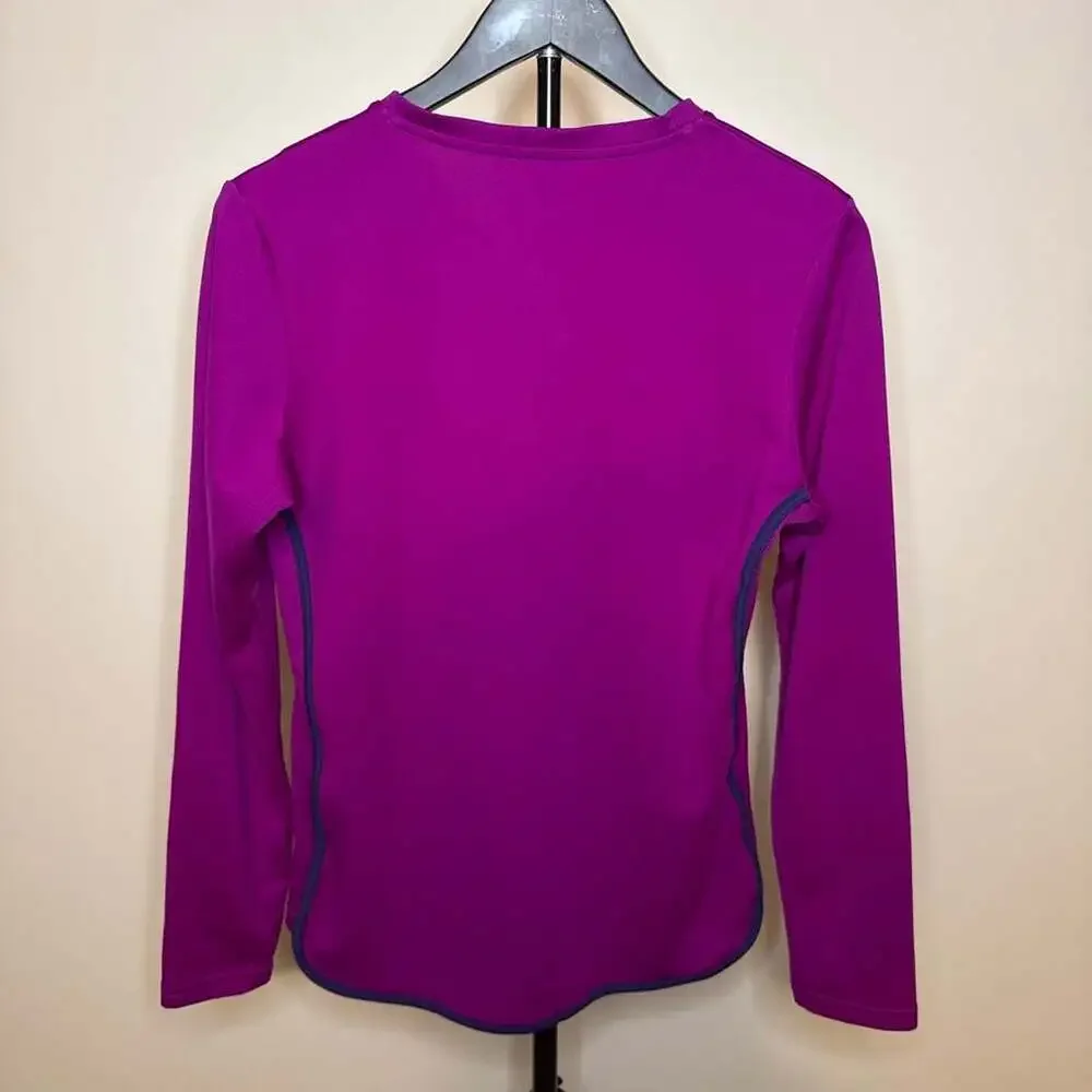 Nike Women's Dri-FIT V-Neck Long Sleeve Athletic Shirt